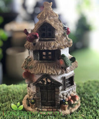 Solar Fairy Thatched Cottage