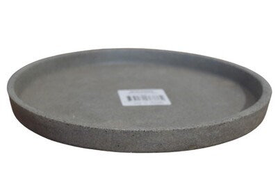 Mod Saucer Polished Cement